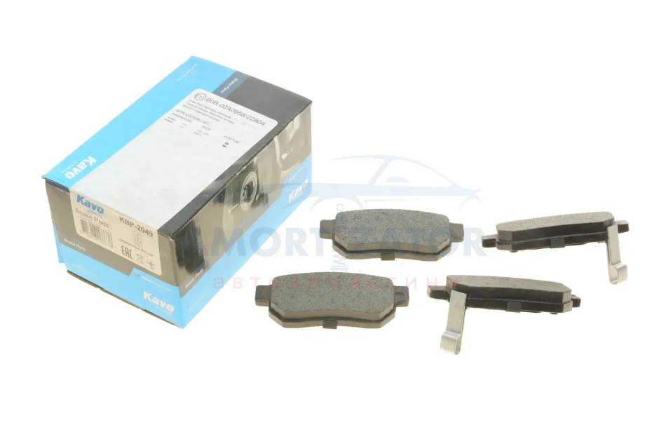 Комплект гальмівних колодок PARTS KBP-2049 KAVO KBP2049 (фото 1)