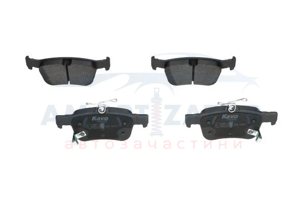 Комплект гальмівних колодок PARTS KBP-2068 KAVO KBP2068 (фото 1)