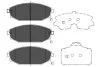PARTS HYUNDAI Гальмівні колодки передн.Galloper 98- KAVO KBP3014 (фото 1)