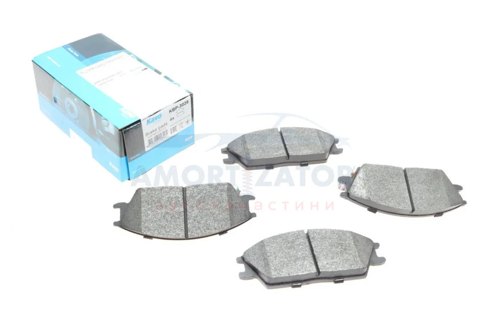 Комплект гальмівних колодок PARTS KBP-3028 KAVO KBP3028 (фото 1)