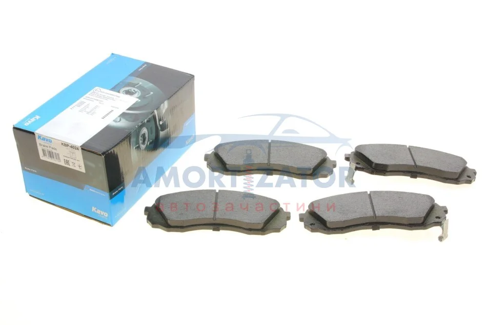 Комплект гальмівних колодок PARTS KBP-4024 KAVO KBP4024 (фото 1)