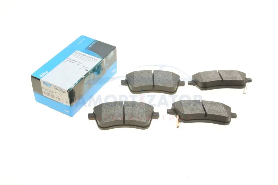 Комплект гальмівних колодок PARTS KBP-4028 KAVO KBP4028 (фото 1)