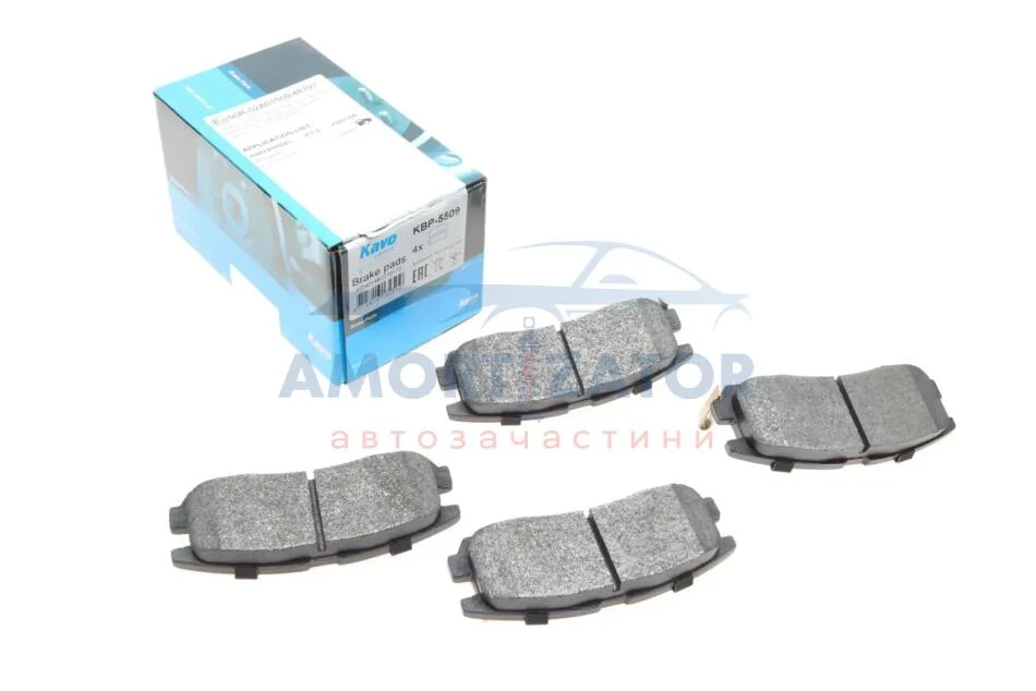 Комплект гальмівних колодок PARTS KBP-5509 KAVO KBP5509 (фото 1)