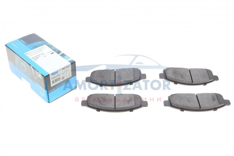 Комплект гальмівних колодок PARTS KBP-5520 KAVO KBP5520 (фото 1)