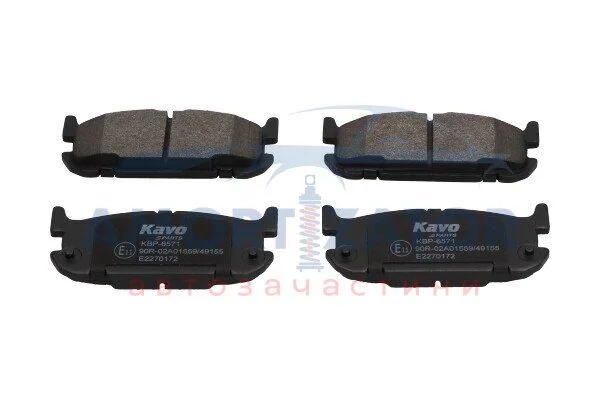 PARTS MAZDA гальмівні колодки задн. MX-5 II 1.8 98- KAVO KBP6571 (фото 1)