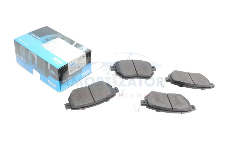 Комплект гальмівних колодок PARTS KBP-6573 KAVO KBP6573 (фото 1)
