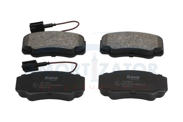 PARTS IVECO Колодки гальмівні пер./задн. DAILY 96 KAVO KBP6585 (фото 1)
