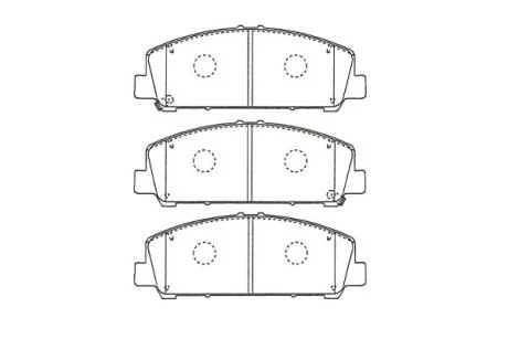 PARTS NISSAN Гальмівні колодки передн. INFINITI QX56 5,5 12- KAVO KBP6611