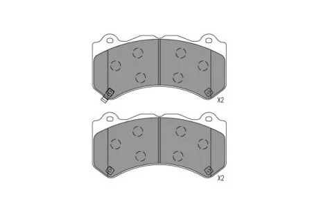PARTS CHEVROLET Колодки гальмівні Camaro, JEEP KAVO KBP6627