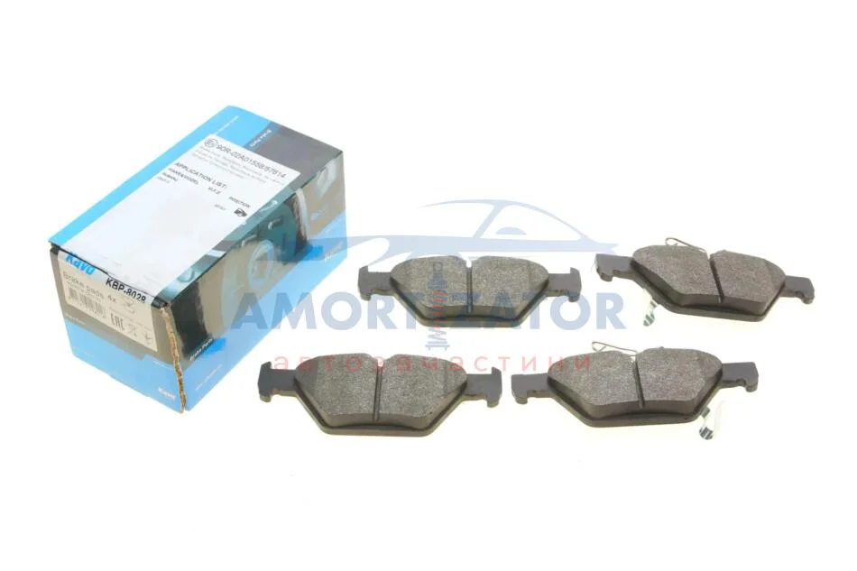 Комплект гальмівних колодок PARTS KBP-8028 KAVO KBP8028 (фото 1)