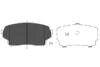 PARTS SUZUKI Гальмівні колодки передн.Grand Vitara 1.9d 2.0HDI 01- KAVO KBP8511 (фото 1)