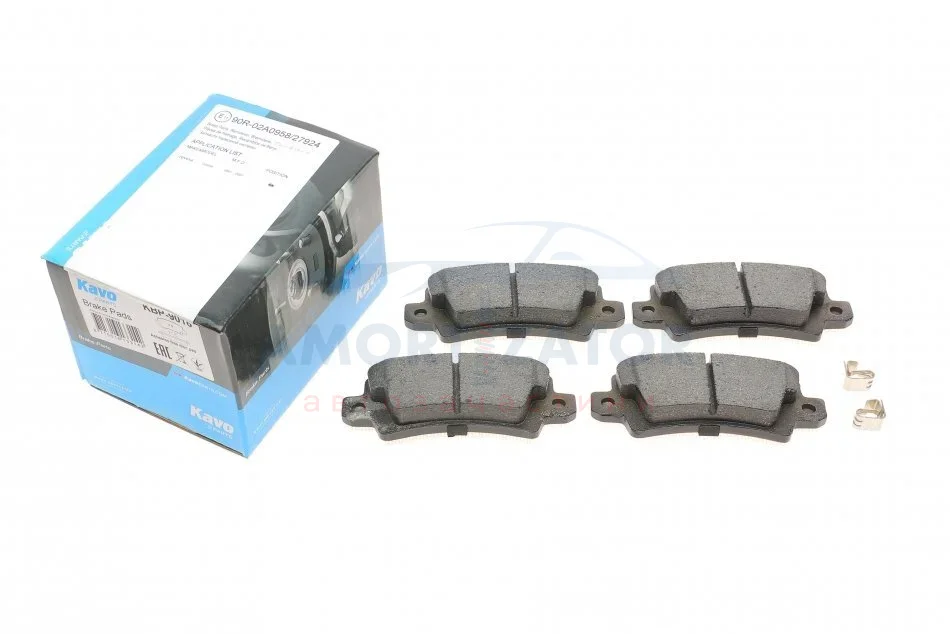 Комплект гальмівних колодок PARTS KBP-9016 KAVO KBP9016 (фото 1)