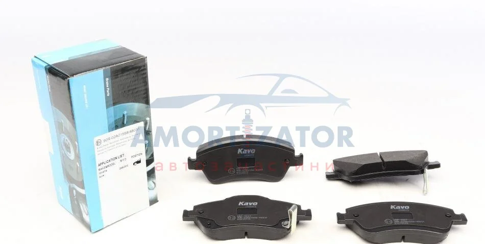 Комплект гальмівних колодок PARTS KBP-9027 KAVO KBP9027 (фото 1)