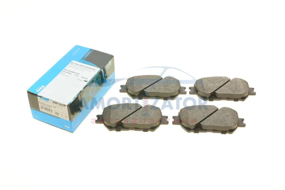 Комплект гальмівних колодок PARTS KBP-9070 KAVO KBP9070 (фото 1)