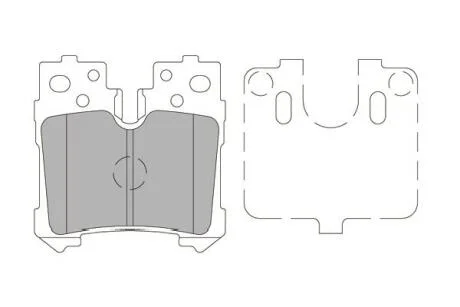 PARTS TOYOTA Гальмівні колодки задн.Lexus LS 06- KAVO KBP9122