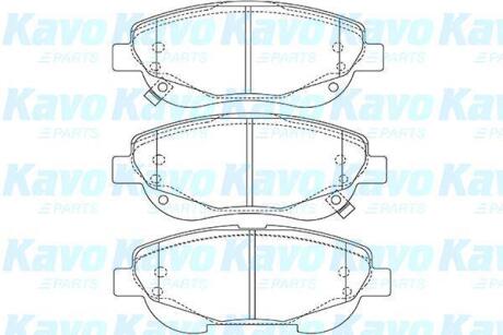 PARTS TOYOTA Гальмівні колодки пер. Avensis 2,0-2,2 08- KAVO KBP-9143