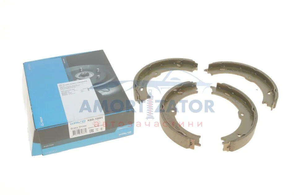 Комплект гальмівних колодок PARTS KBS-10001 KAVO KBS10001 (фото 1)