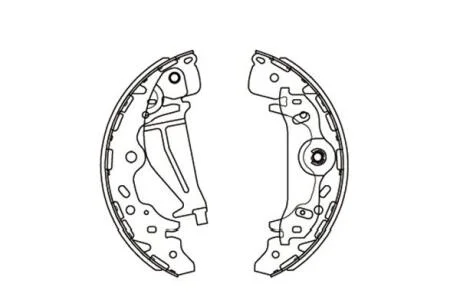 PARTS HYUNDAI Колодки барабанные задн.H-1,Kia Carnival 99- KAVO KBS3405