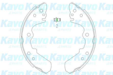 PARTS OPEL Гальмівні колодки барабанні Frontera 92-98 KAVO KBS-3904