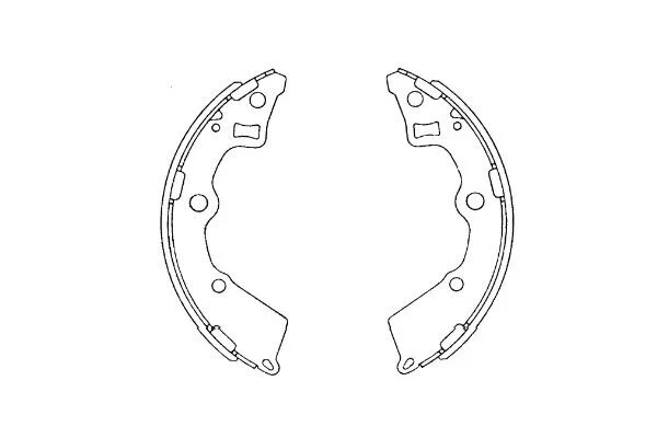 PARTS Щеки тормозные KIA PICANTO 04- KAVO KBS4409 (фото 1)