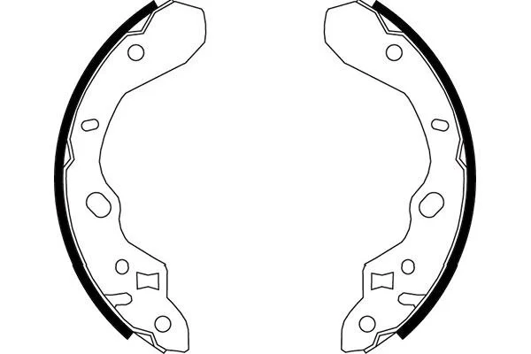 PARTS MAZDA Щеки тормозные 323 BJ 98-03 KAVO KBS5413 (фото 1)