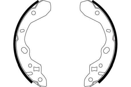 PARTS MAZDA Щеки тормозные 323 BJ 98-03 KAVO KBS-5413