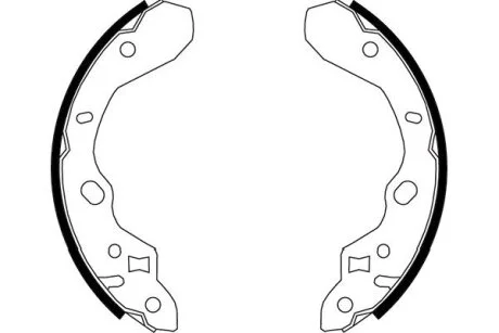 PARTS MAZDA Щеки тормозные 323 BJ 98-03 KAVO KBS5413