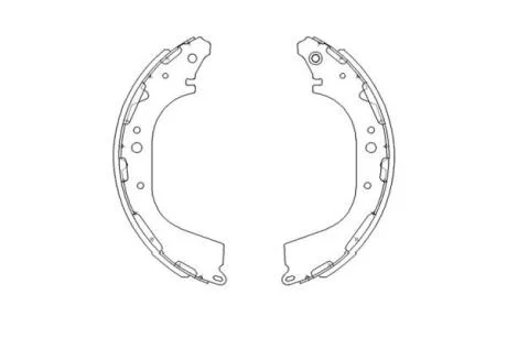 PARTS NISSAN щоки гальмівні PickUp 88-01 KAVO KBS7411