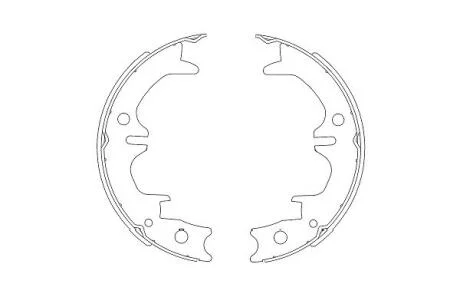 PARTS TOYOTA щоки гальмівні Camry -01 KAVO KBS9911