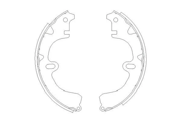 PARTS щоки гальмівні TOYOTA Corolla -00 KAVO KBS9918 (фото 1)