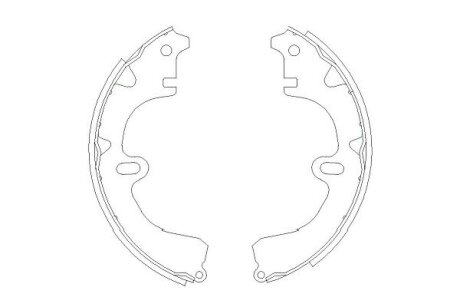 PARTS щоки гальмівні TOYOTA Corolla -00 KAVO KBS-9918