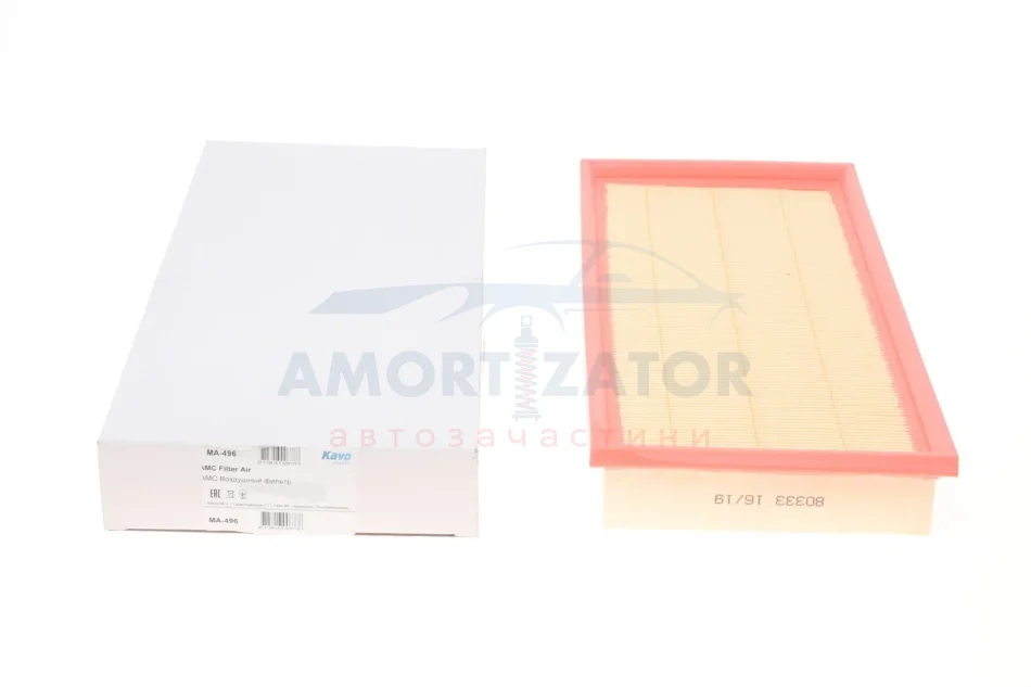 Фільтр повітряний PARTS MA-496 KAVO MA496 (фото 1)