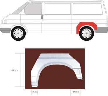 Арка заднього крила KLOKKERHOLM 9558593