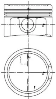 Поршень KOLBENSCHMIDT 40 434 600