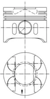 Поршень KOLBENSCHMIDT 41014620
