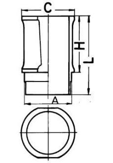 Гільза циліндра KOLBENSCHMIDT 89 301 110