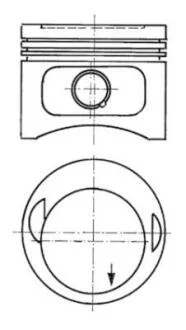 Поршень KOLBENSCHMIDT 93 968 610