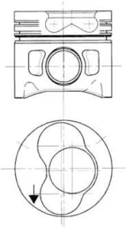Поршень KOLBENSCHMIDT 99 742 700