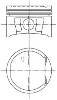 Поршень двигуна DACIA / NISSAN / RENAULT K4M 1,6B 79,51 STD KOLBENSCHMIDT 99 746 600