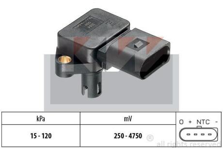 Датчик тиску повітря, регулювання висоти KW 493 084