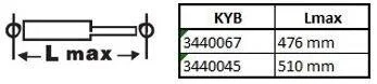 Амортизатор KYB 3440067 (фото 1)