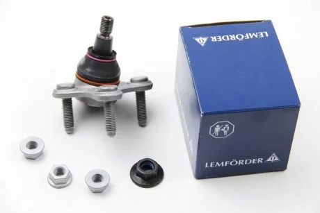 Шарова опора прав (без гайок) AUDI A3, A3 ALLSTREET, Q2, Q3 CUPRA ATECA, FORMENTOR, LEON, LEON SPORTSTOURER, TERRAMAR SEAT ALHAMBRA, ATECA, LEON, LEON SC, LEON SPORTSTOURER 1.0-3.6 03.05- LEMFORDER 29999 02