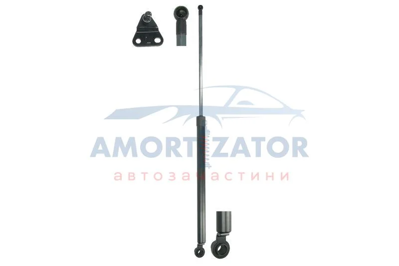 Газова пружина кришки багажника Лів (версія 3d) HONDA CIVIC VI LIFTBACK 10.95-03.01 LESJOFORS 8135713 (фото 1)