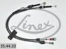 Трос перемикання швидкостей LINEX 35.44.33 (фото 1)