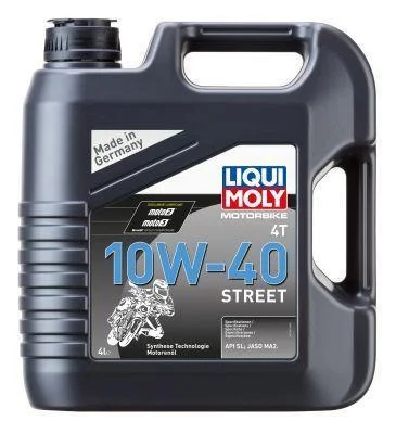 Моторна олива Liqui Moly НС-СИНТЕТИЧНА MOTORBIKE 4T 10W-40 STREET 4Л LIQUI MOLY 1243 (фото 1)