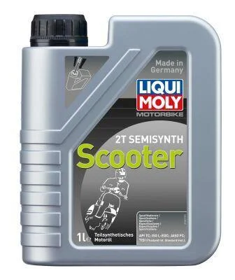 LM 1л RACING SCOOTER 2T масло 2х-такт. напівсинтетичне для скутеров (API-TC, JASO FC, ISO-L-EG, TISI) LIQUI MOLY 1621 (фото 1)