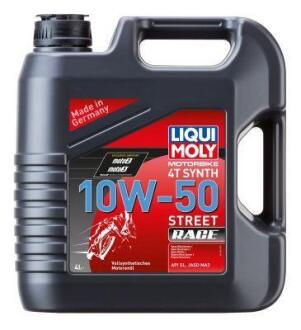 Масло моторне MOTORBIKE 4T SYNTH 10W-50 STREET RACE синтетична 4 л LIQUI MOLY 1686
