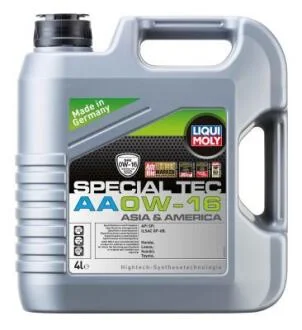 Моторна олива Special Tec AA 0W-16, 4л LIQUI MOLY 21327