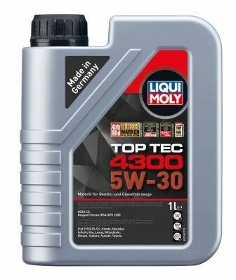 Моторна олива Liqui Moly Top Tec 4300 5W-30, 1л LIQUI MOLY 2323 (фото 1)
