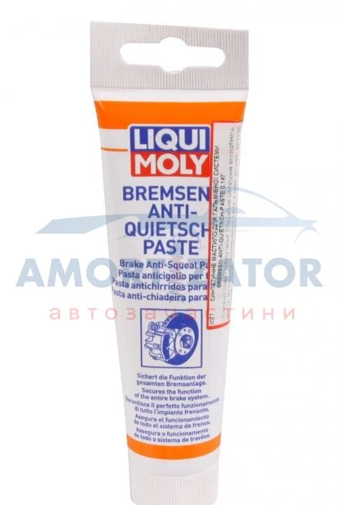 СИНТЕТИЧНЕ МАСТИЛО ДЛЯ ГАЛЬМІВНОЇ СИСТЕМИ BREMSEN-ANTI-QUIETSCH-PASTE 0,1КГ LIQUI MOLY 3077 (фото 1)